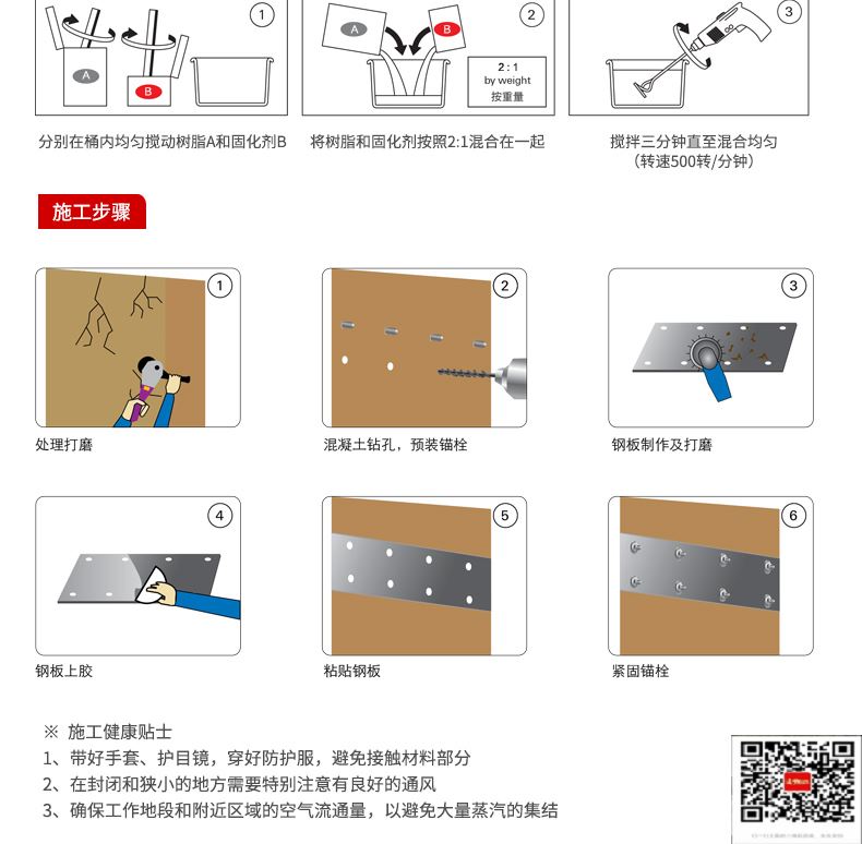 包钢双阳粘钢加固施工过程